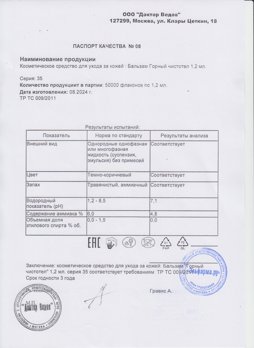 Паспорт №082024